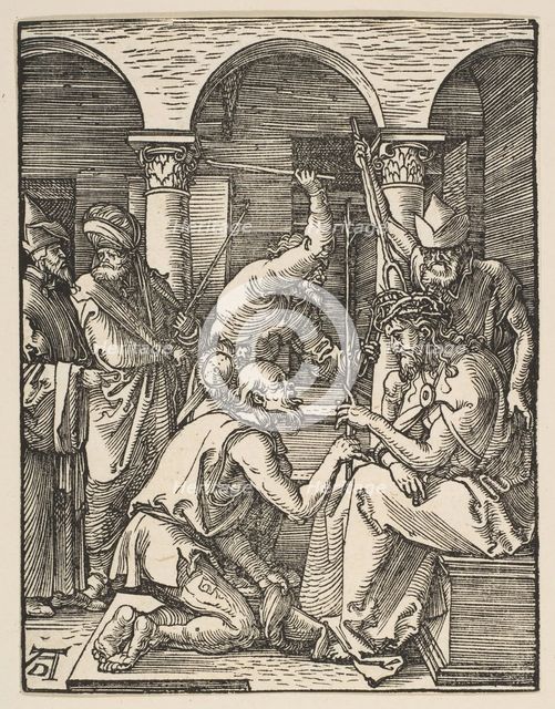 Christ Crowned with Thorns, from The Small Passion, ca. 1509. Creator: Albrecht Durer.