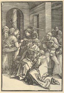 Christ Crowned with Thorns, from Speculum passionis domini nostri Ihesu Christi, 1507. Creator: Hans Schäufelein the Elder