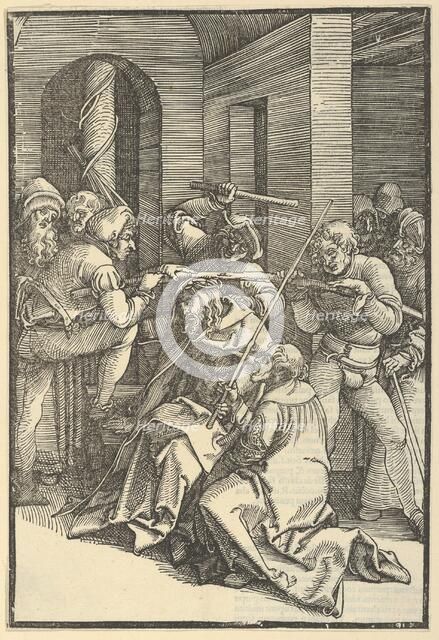 Christ Crowned with Thorns, from Speculum passionis domini nostri Ihesu Christi, 1507. Creator: Hans Schäufelein the Elder.