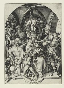 Christ crowned with Thorns, late 15th century. Artist: Martin Schongauer