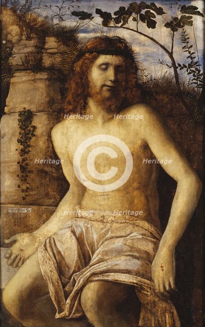 Christ crowned with Thorns, late 15th-early 16th century. Creator: Giovanni Bellini.