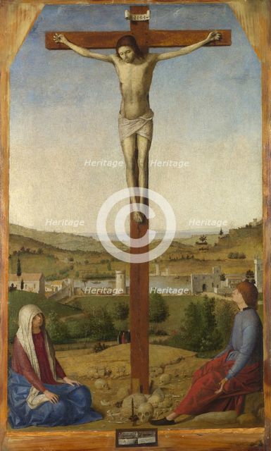 Christ Crucified, 1475. Artist: Antonello da Messina (ca 1430-1479)