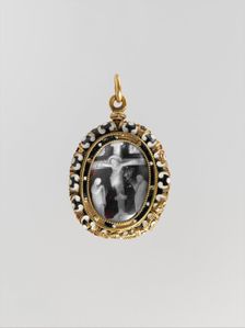 Christ Crucified between the Virgin and Saint John, French (?), 14th century. Creator: Unknown