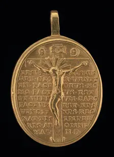 Christ Crucified [reverse], c. 1675. Creator: Giovanni Martino Hamerani