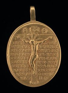 Christ Crucified [reverse], c. 1675. Creator: Giovanni Martino Hamerani