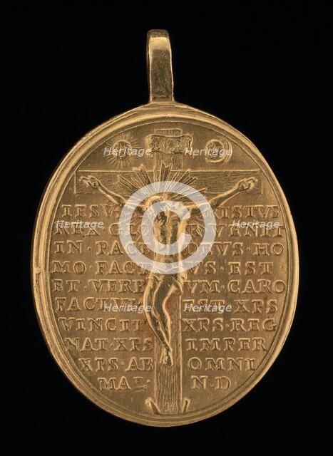 Christ Crucified [reverse], c. 1675. Creator: Giovanni Martino Hamerani.