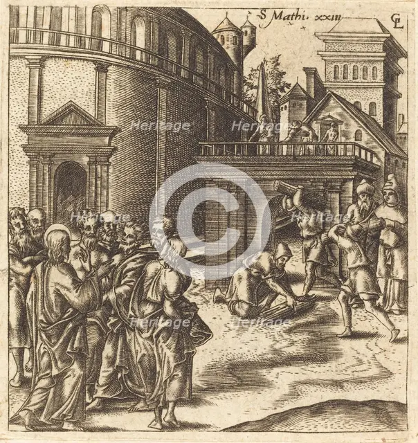 Christ Denounces the Scribes and Pharisees, probably c. 1576/1580. Creator: Leonard Gaultier.