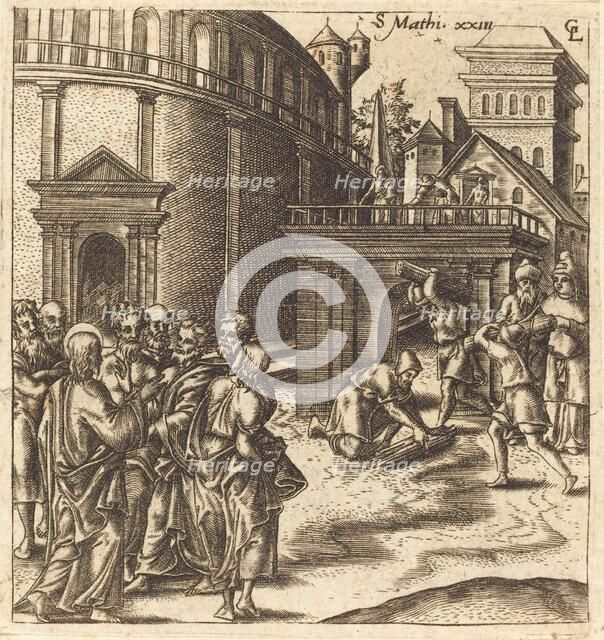 Christ Denounces the Scribes and Pharisees, probably c. 1576/1580. Creator: Leonard Gaultier.