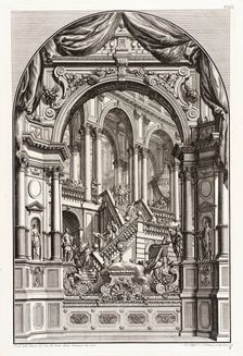 Christ Descending the Stairs, c1740. Creator: Johannes Andreas Pfeffel