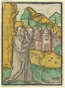 Christ Deploring Jerusalem, from Das Plenarium, 1517. Creator: Hans Schäufelein the Elder
