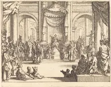 Christ Disputing with the Doctors, 1635. Creator: Jacques Callot