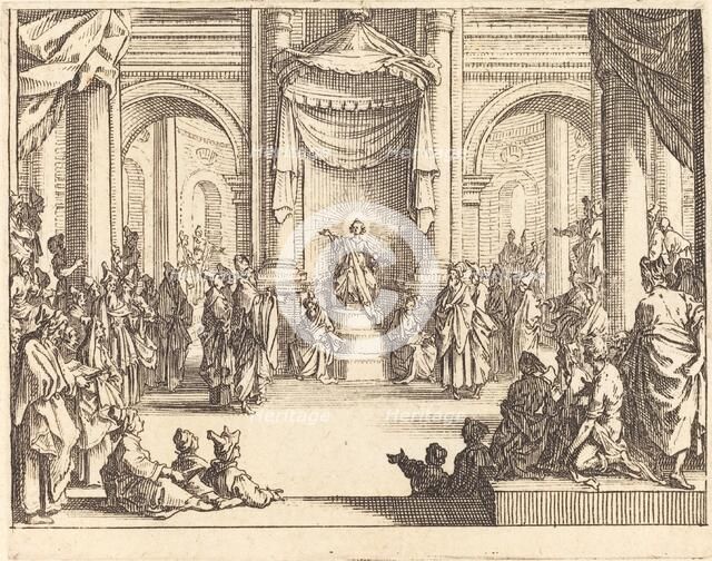 Christ Disputing with the Doctors, 1635. Creator: Jacques Callot.