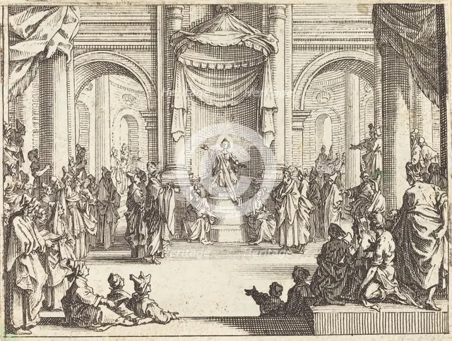 Christ Disputing with the Doctors, 1635. Creator: Jacques Callot.