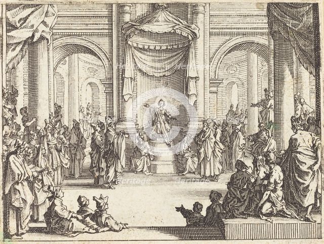 Christ Disputing with the Doctors, 1635. Creator: Jacques Callot.