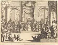 Christ Disputing with the Doctors, 1635. Creator: Jacques Callot