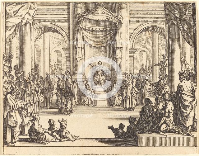 Christ Disputing with the Doctors, 1635. Creator: Jacques Callot.