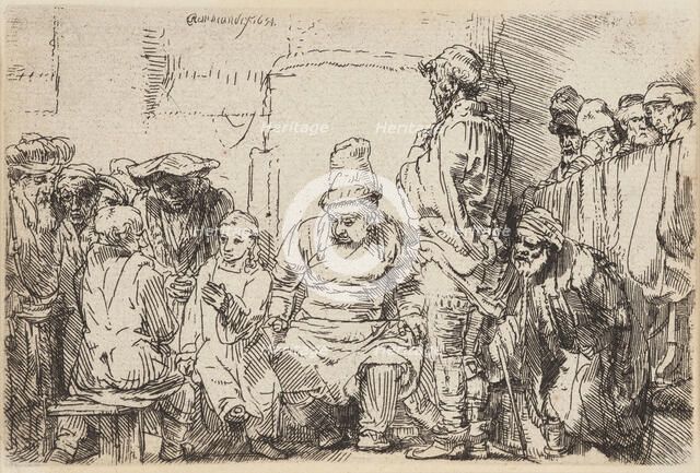 Christ Disputing with the Doctors, 1654. Creator: Rembrandt Harmensz van Rijn.