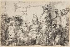 Christ Disputing with the Doctors, 1654. Creator: Rembrandt Harmensz van Rijn