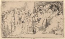 Christ Disputing with the Doctors: a Sketch, 1652. Creator: Rembrandt Harmensz van Rijn