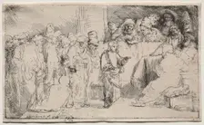Christ Disputing with the Doctors: A Sketch, 1652. Creator: Rembrandt van Rijn (Dutch, 1606-1669)