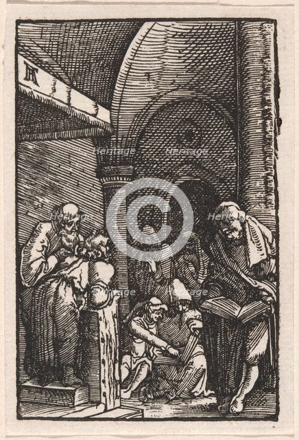 Christ Disputing with the Doctors, c. 1513. Creator: Albrecht Altdorfer.