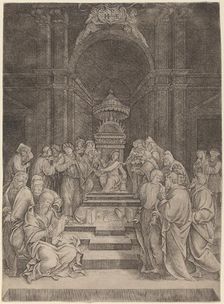 Christ Disputing with the Doctors. Creator: Master HFE