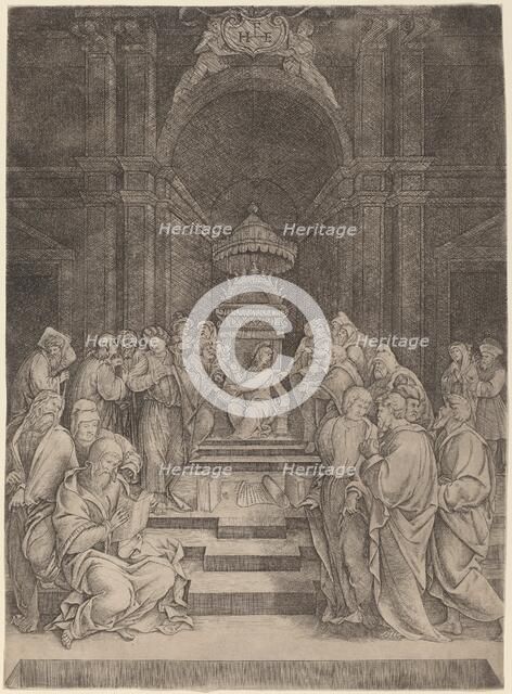 Christ Disputing with the Doctors. Creator: Master HFE.