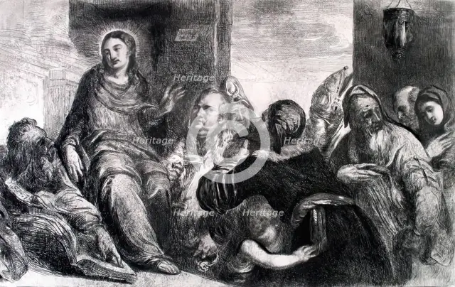 Christ Disputing with the Doctors in the Temple, 1826. Creator: Andrew Geddes.