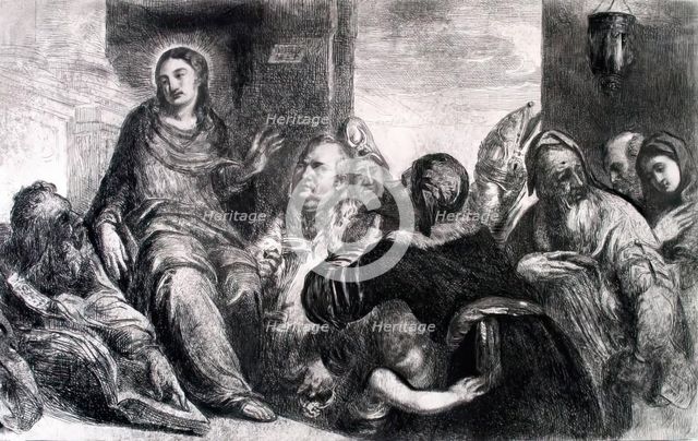 Christ Disputing with the Doctors in the Temple, 1826. Creator: Andrew Geddes.