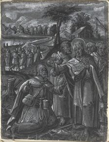 Christ Disputing with the Doctors [recto], c. 1600. Creator: Unknown