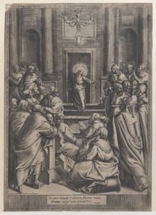 Christ Disputing in the Temple, 1568-77., 1568-77. Creator: Orazio de Sanctis