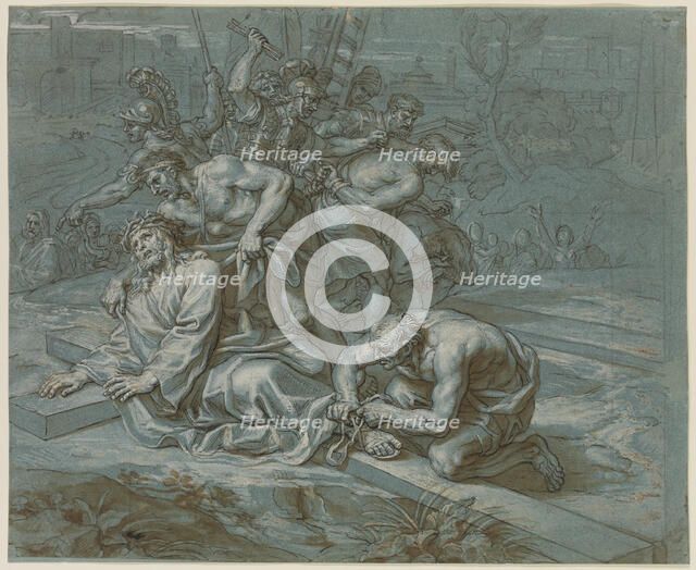Christ Disrobed on the Cross, c1680. Creator: Michel Ange Corneille.