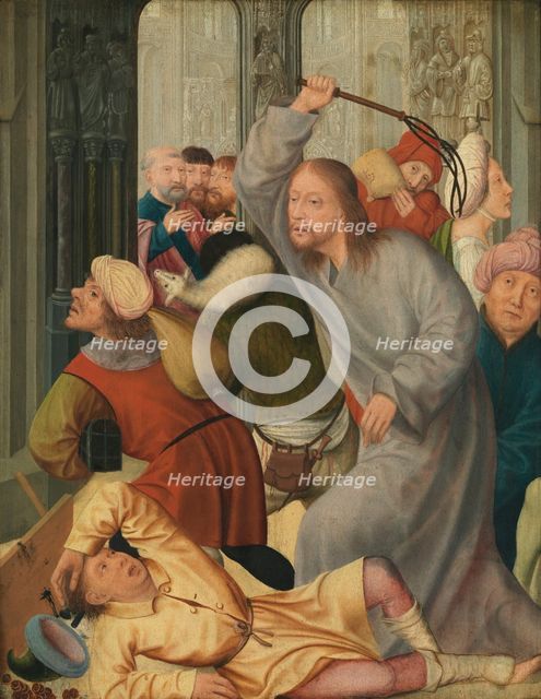 Christ Driving the Money-changers from the Temple, c1510s. Creator: Quentin Metsys I.