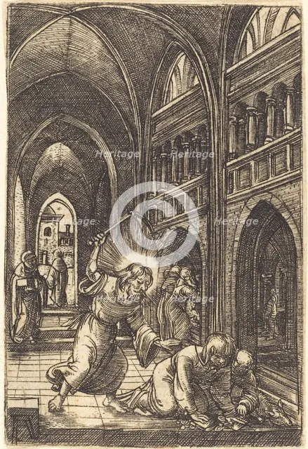 Christ Expelling the Money Changers, c. 1519. Creator: Albrecht Altdorfer.