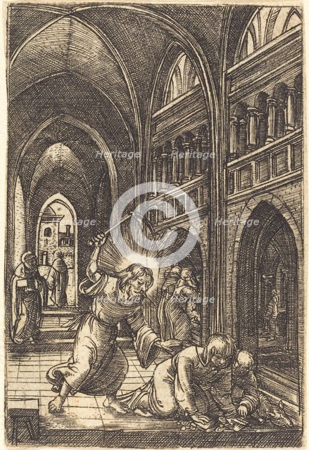 Christ Expelling the Money Changers, c. 1519. Creator: Albrecht Altdorfer.