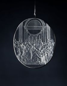 Christ Expelling the Moneychangers from the Temple, c. 1540/1549. Creator: Giovanni Bernardi