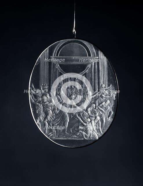 Christ Expelling the Moneychangers from the Temple, c. 1540/1549. Creator: Giovanni Bernardi.