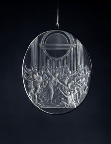 Christ Expelling the Moneychangers from the Temple, c. 1540/1549. Creator: Giovanni Bernardi