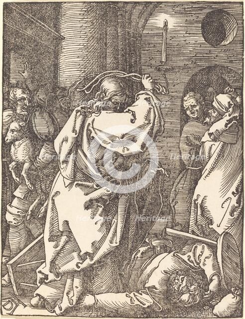 Christ Expelling the Moneylenders from the Temple, probably c. 1509/1510. Creator: Albrecht Durer.