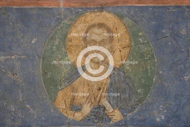 Christ Emmanuel, 12th century. Artist: Ancient Russian frescos  