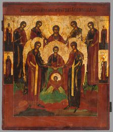 Christ Emmanuel before the Incarnation, (icon), 1701-1800. Creator: Unknown