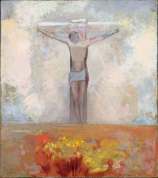 Christ en croix, c. 1910. Creator: Redon, Odilon (1840-1916)