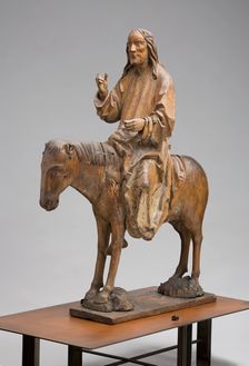 Christ Entering Jerusalem on the Back of a Donkey, between 1480 and 1490. Creator: Christof Langeisen