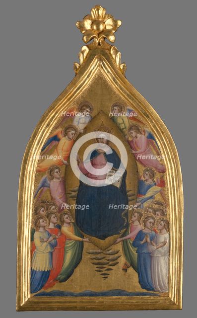 Christ Enthroned Within a Mandorla, between 1360-1370. Creator: Mariotto di Nardo.