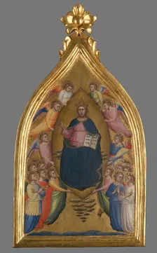 Christ Enthroned Within a Mandorla, between 1360-1370. Creator: Mariotto di Nardo