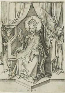 Christ Enthroned, n.d. Creator: Martin Schongauer