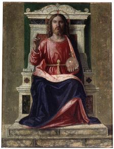 Christ Enthroned (Saviour of the World), c1505. Creator: Giovanni Battista Cima da Conegliano