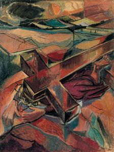 Christ falling under the Weight of the Cross, c1940s. Artist: Roy de Maistre