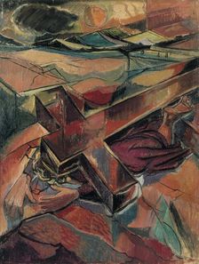 Christ falling under the Weight of the Cross, c1940s. Artist: Roy de Maistre