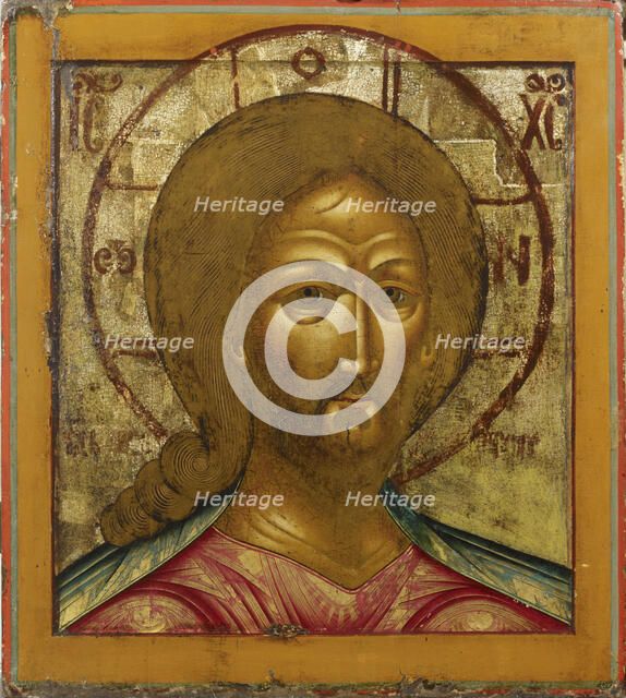 Christ-Fiery look, Russian icon, 1700-1799. Creator: Unknown.